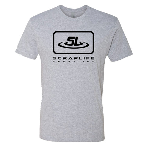 ScrapLife Wrestling Patriotic Star Tee Grey - Adult